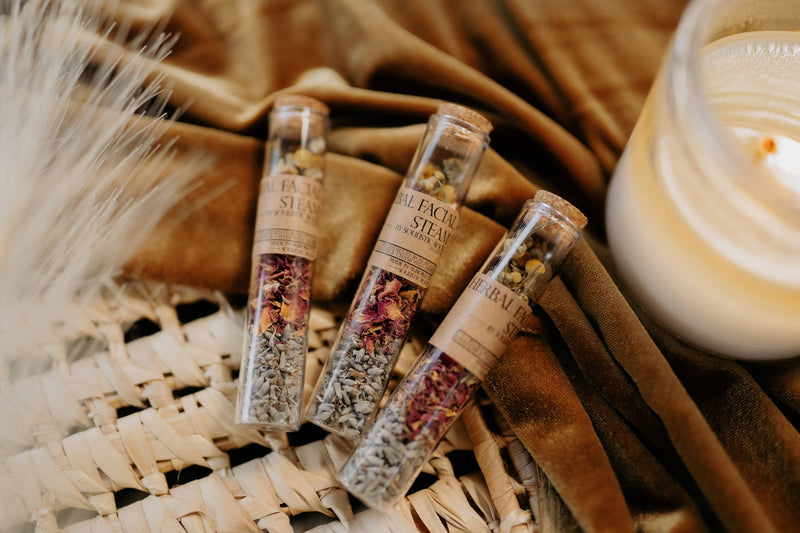 Herbal Facial Steam | Bath Tea with Dried Flowers and Herbs