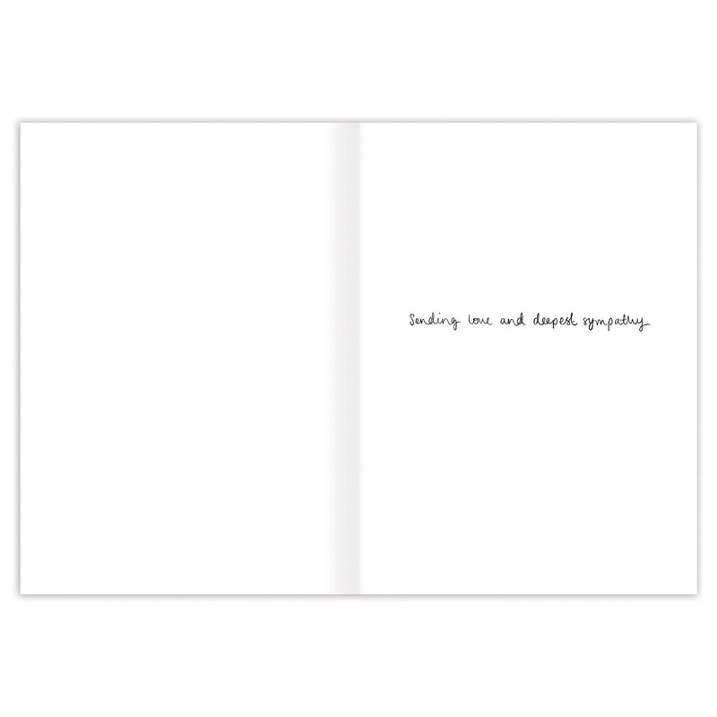 "There Are No Words" Sympathy Card