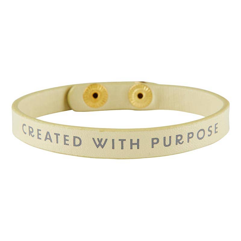 "Created with Purpose" Snap Bracelet