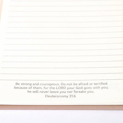 "Fear Not For God Is With You - Isaiah 41:10" Spiral Bound Journal