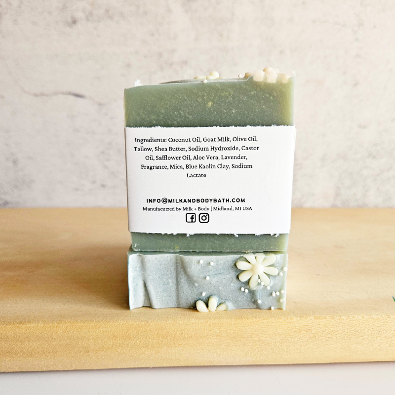 Wild Daisy + Honeysuckle Goat Milk Soap