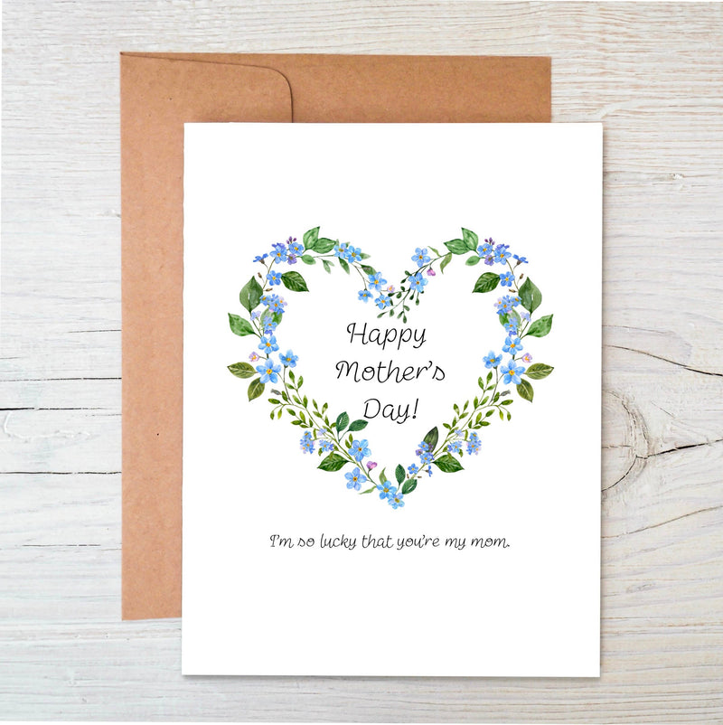 Plantable Mother’s Day Wildflower Seed Card - "I&