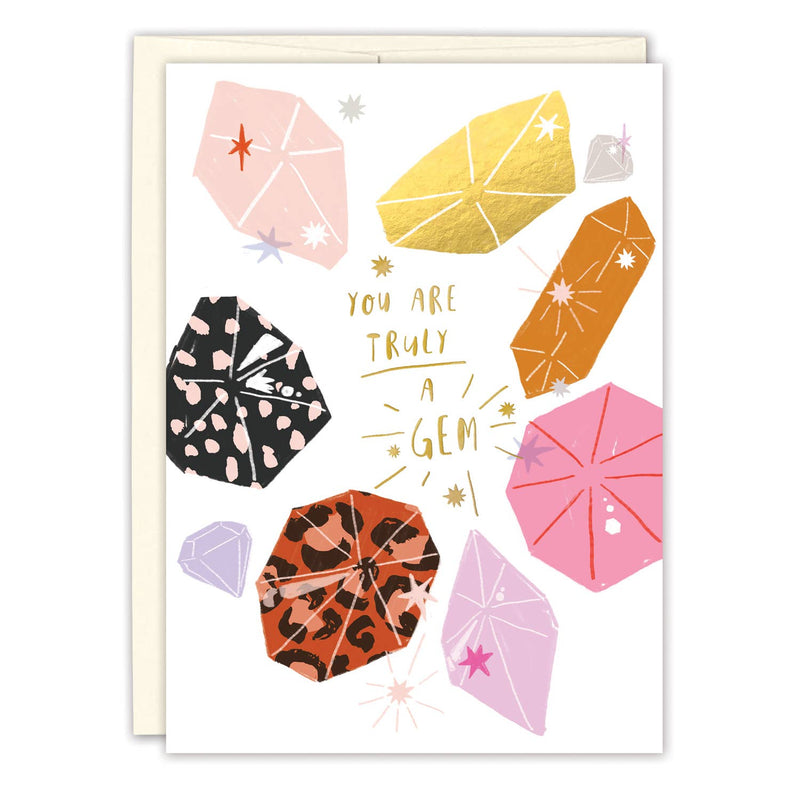 "You Are Truly A Gem" Thank You Card
