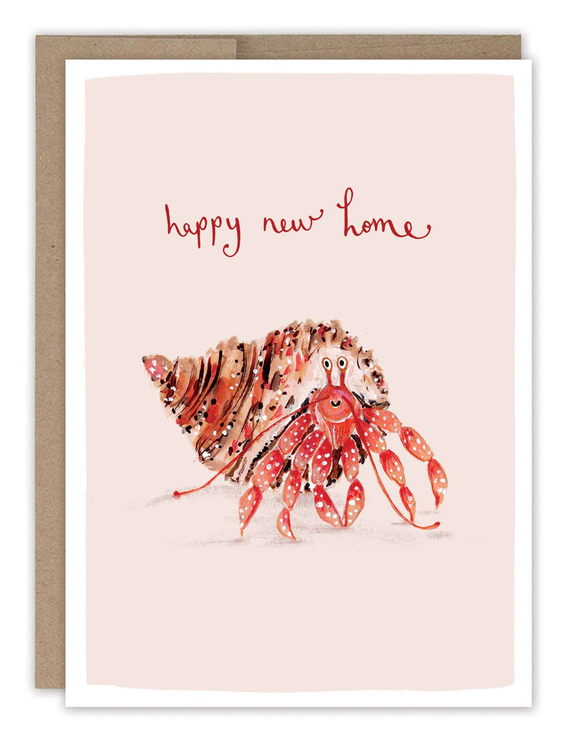"Happy New Home" Hermit Crab New Home Card