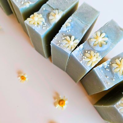 Wild Daisy + Honeysuckle Goat Milk Soap