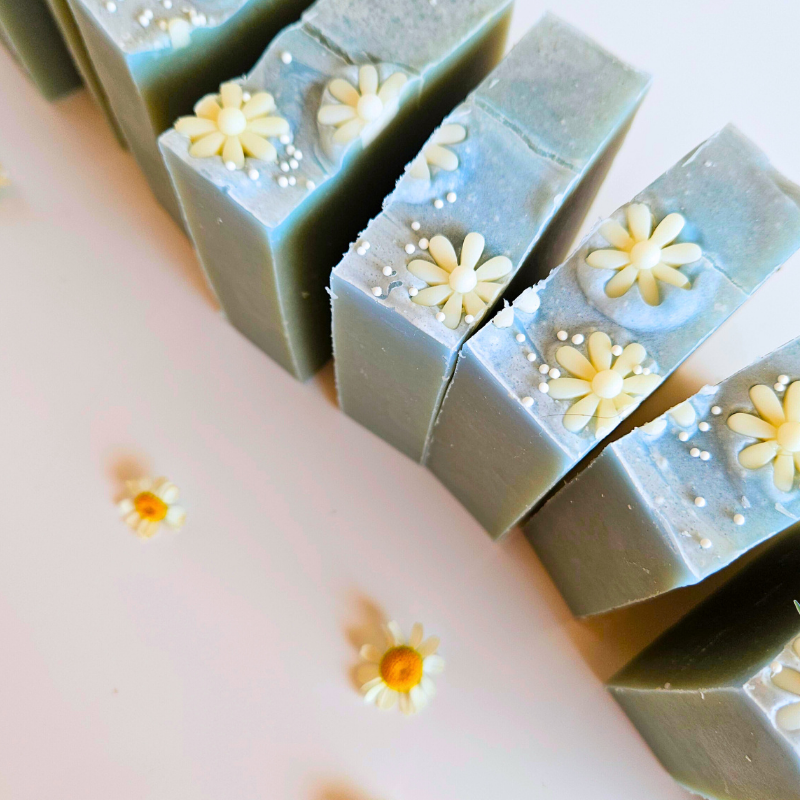 Wild Daisy + Honeysuckle Goat Milk Soap