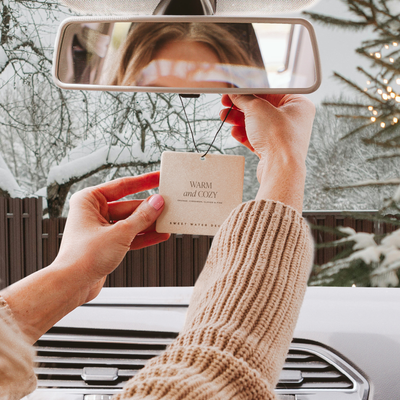 "Warm and Cozy" Hanging Air Freshener