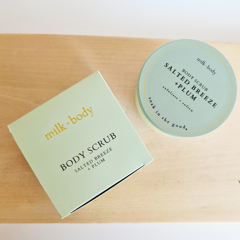 Salted Breeze + Plum | 10 oz Body Scrub