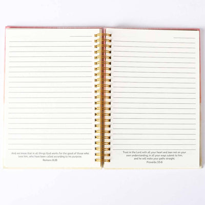 "God Has A Plan - I Have a Purpose" Spiral Bound Journal