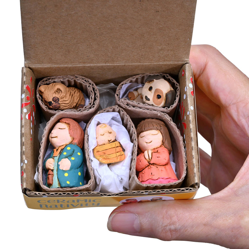 Cozy Mini Nativity Set - 6 Piece