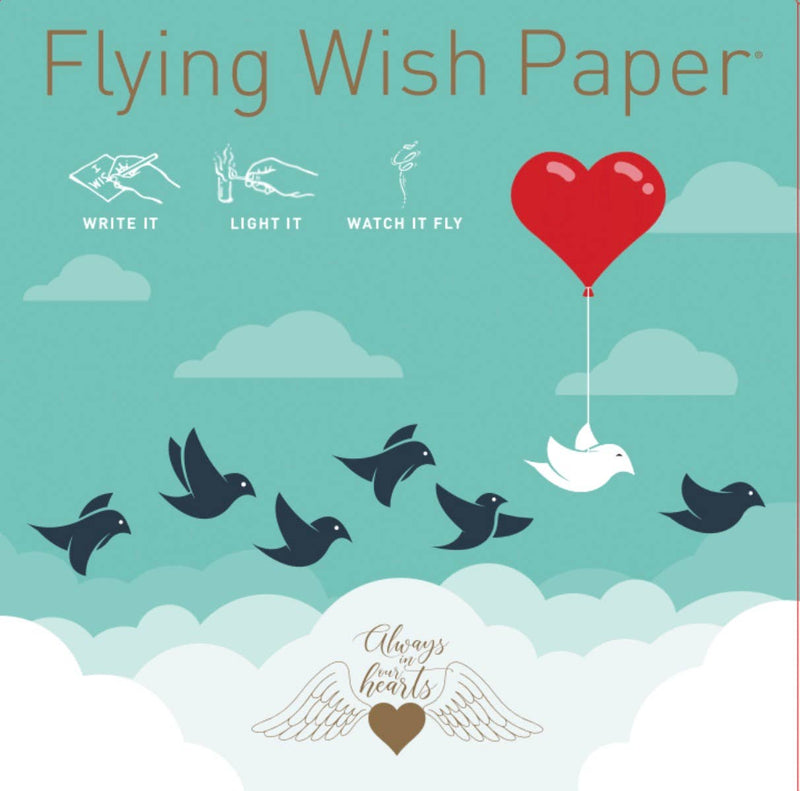 "Always" Flying Wish Paper (Mini Kit with 15 Wishes + Accessories)