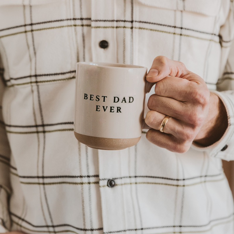 "Best Dad Ever" Stoneware Coffee Mug