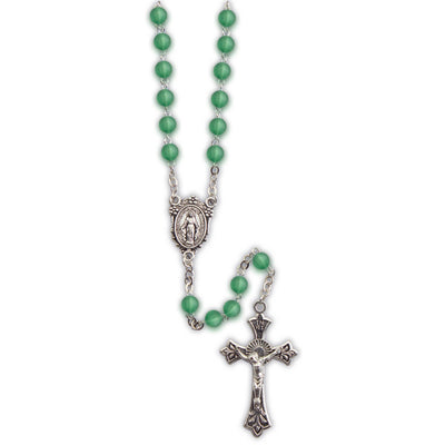 Purple Colored Beaded Rosary