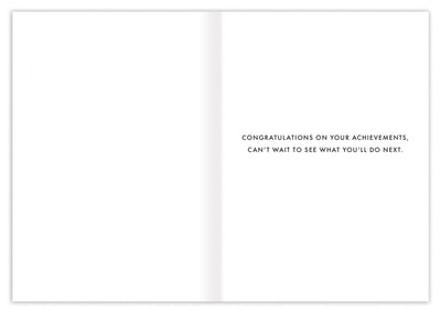 "You'll Move Mountains" Congrats or Grad Card