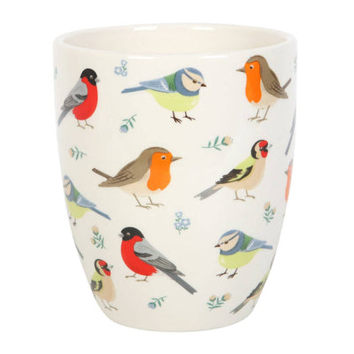 British Garden Birds Ceramic Plant Pot