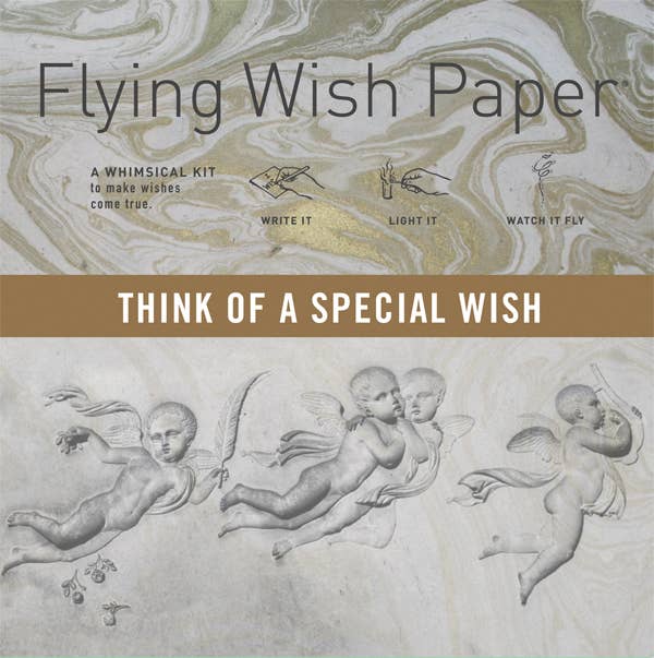 "Angels" Flying Wish Paper (Mini Kit with 15 Wishes + Accessories)