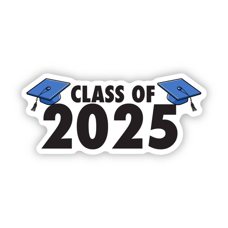 Class Of 2025 Graduation Caps Sticker