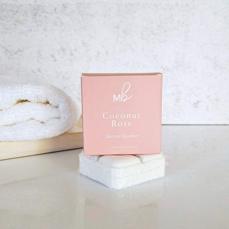 Coconut Rose | 2.5oz Single Shower Steamer