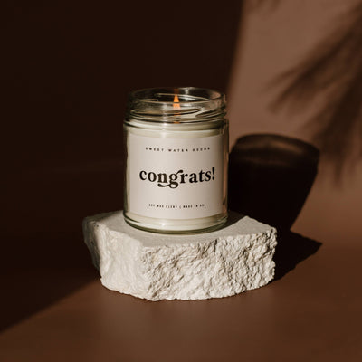 "Congrats!" 9 oz Soy Candle