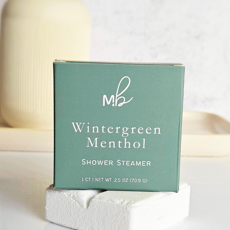 Wintergreen Menthol | 2.5oz Single Shower Steamer