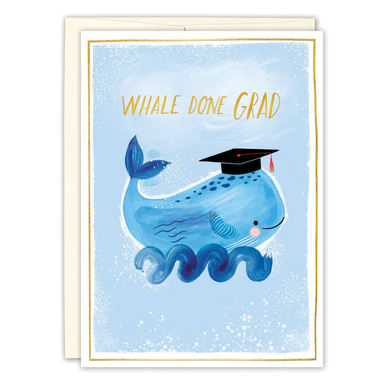 "Whale Done Grad" Graduation Card