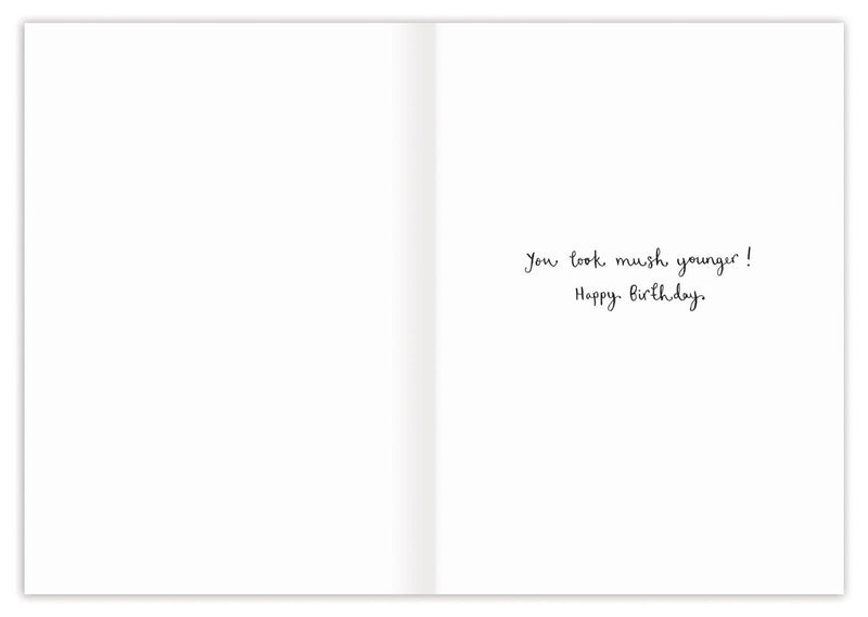 "Holy Shitake" Mushrooms Birthday Card