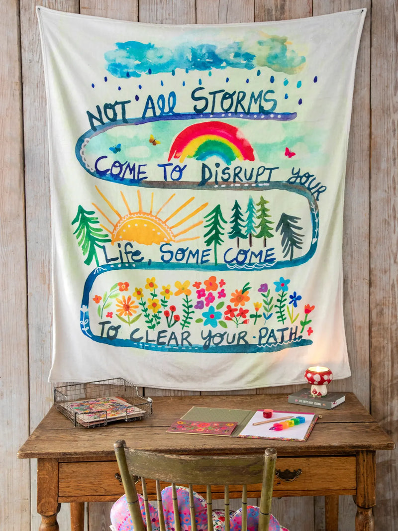 "Not All Storms" Cozy Blanket