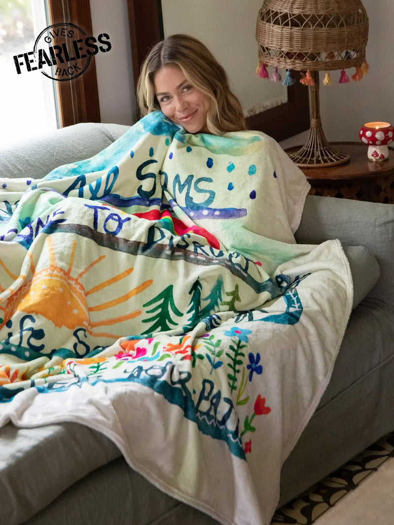 "Not All Storms" Cozy Blanket