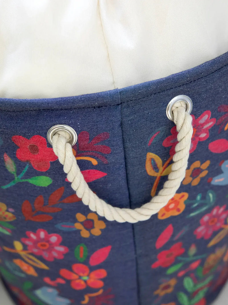 Boho Printed Laundry Hamper