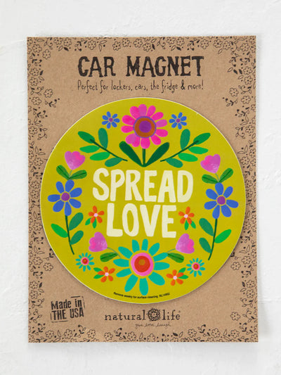 "Spread Love" Car Magnet