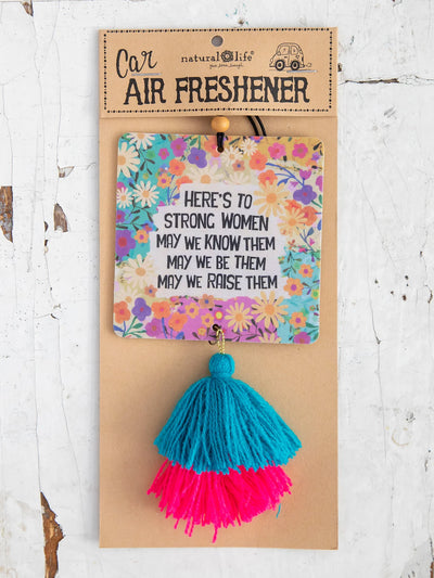 "Here's To Strong Women" Air Freshener