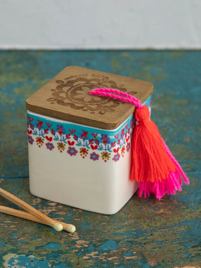 "I Love That You're My Friend" Secret Message Trinket Box Candle