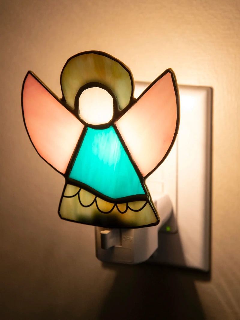 Stained Glass Night Light - Angel