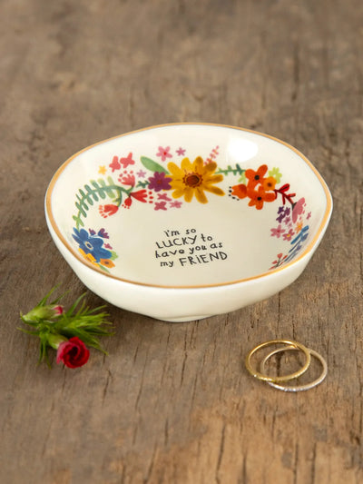 "I'm So Lucky to Have You As A Friend" Trinket Bowl