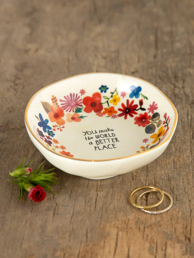 "You Make the World a Better Place" Trinket Bowl