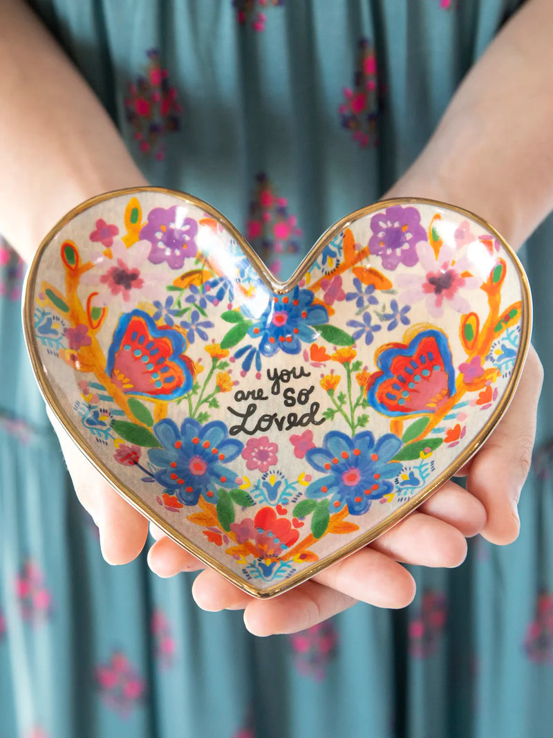 "You Are So Loved" Heart Trinket Tray