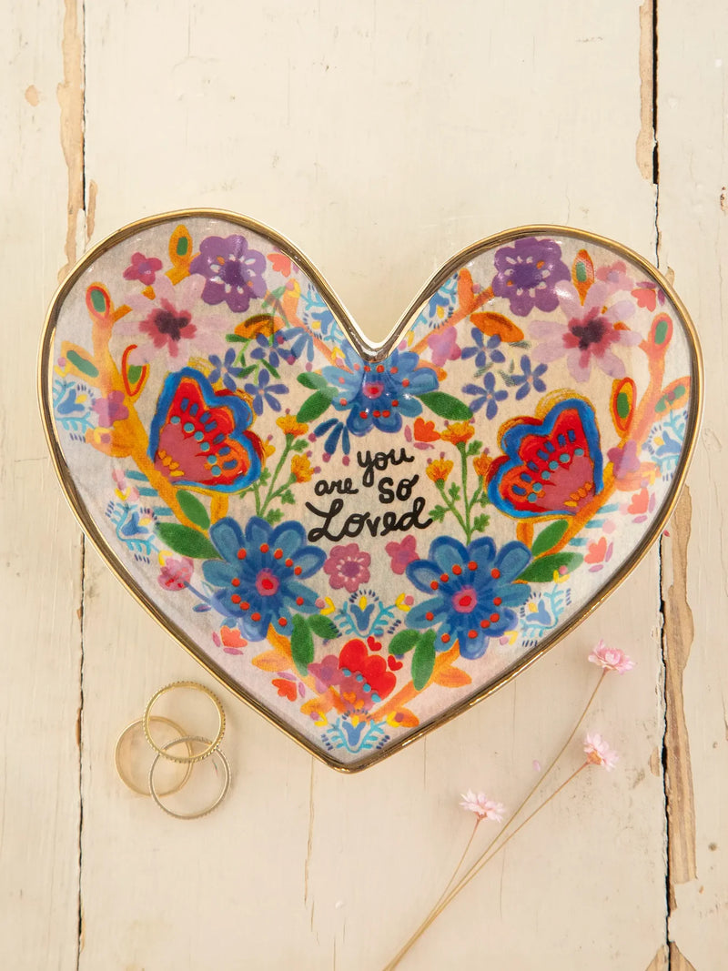 "You Are So Loved" Heart Trinket Tray