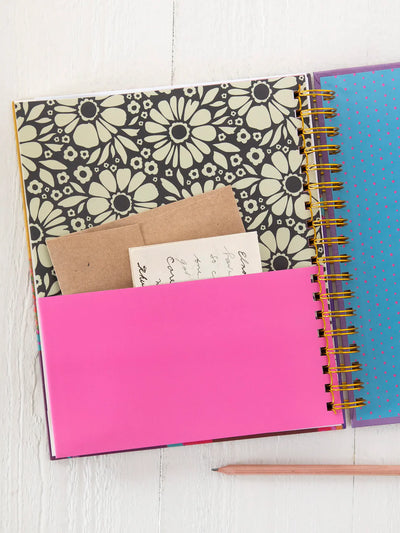 Lilac Folk Flower 2025-2026 17 Month Planner