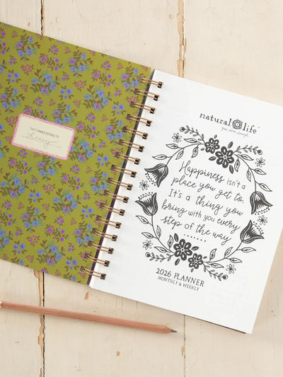 2026 12 Month Planner - Coffee