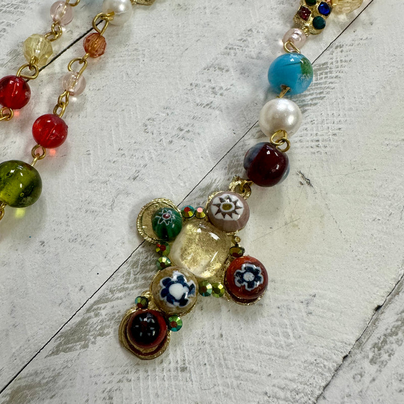 Beaded Glass Rosary