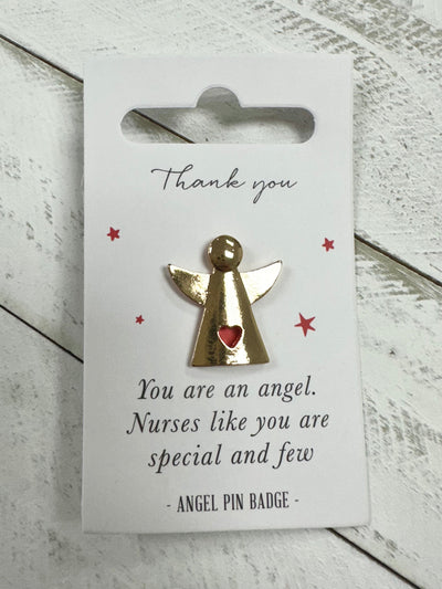 Nurse "Thank You" Angel Sentiment Pin