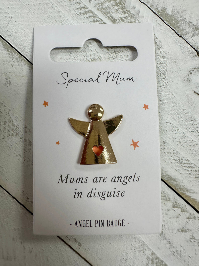 "Special Mum" Angel Sentiment Pin