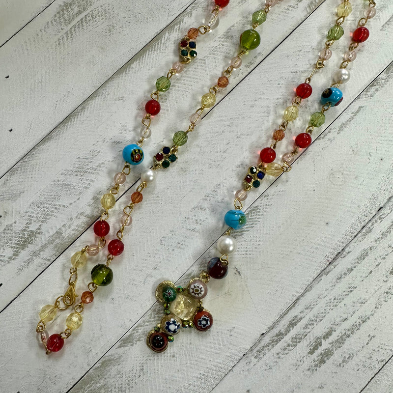 Beaded Glass Rosary