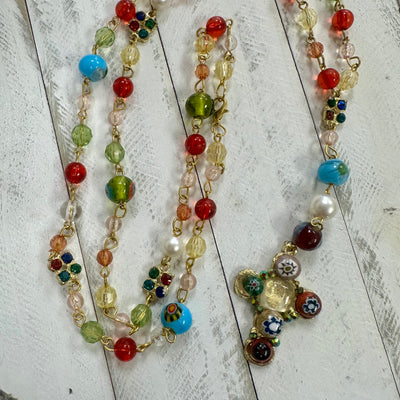 Beaded Glass Rosary