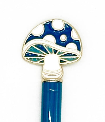 Mushroom Enamel Charm Pen