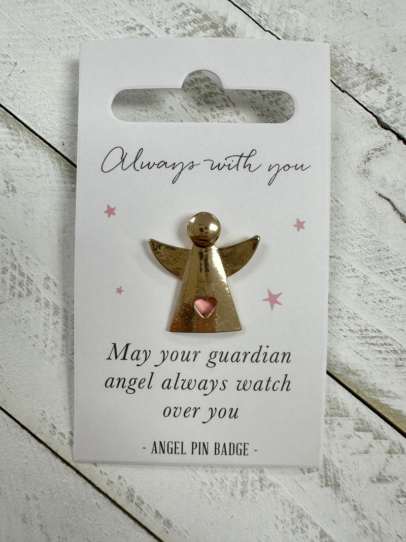 "Always With You" Angel Sentiment Pin