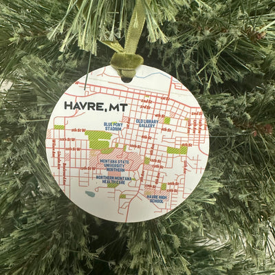 Havre, Montana Metal Ornament