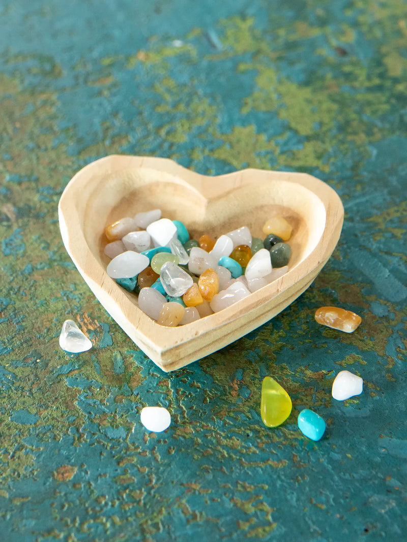 "You Make The World a Brighter Place" Candle With Gemstones