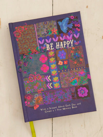 "Be Happy" 5 Year Journal