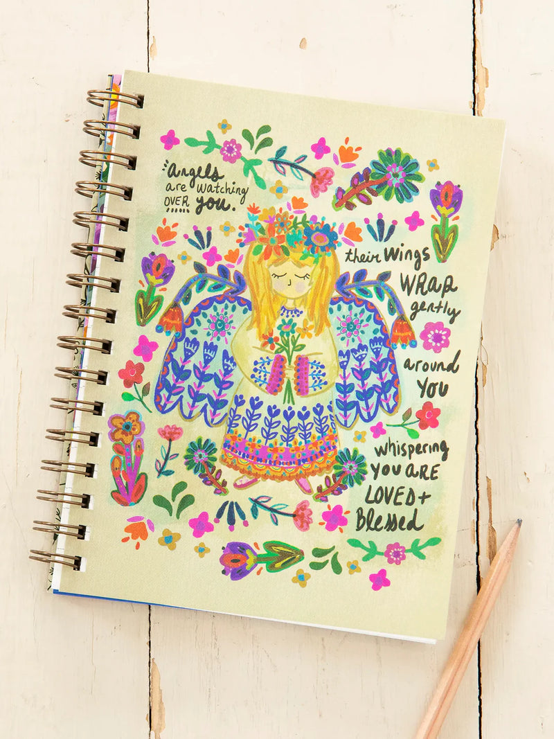 "Angels Are Watching You..." Spiral Notebook